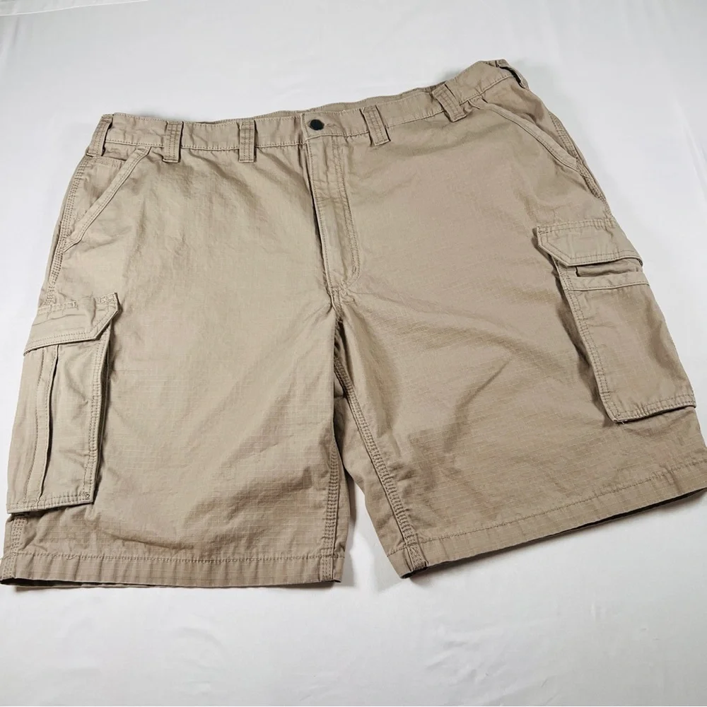 Carhartt Force Relaxed Fit Men's Beige Khaki Cargo Shorts Outdoor Workwear sz 46